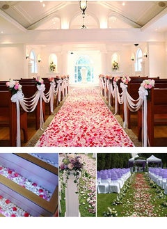 Beirui 1000-Piece Artificial Rose Petals For Flower Decoration Red 5x5.5cm  - Image 5