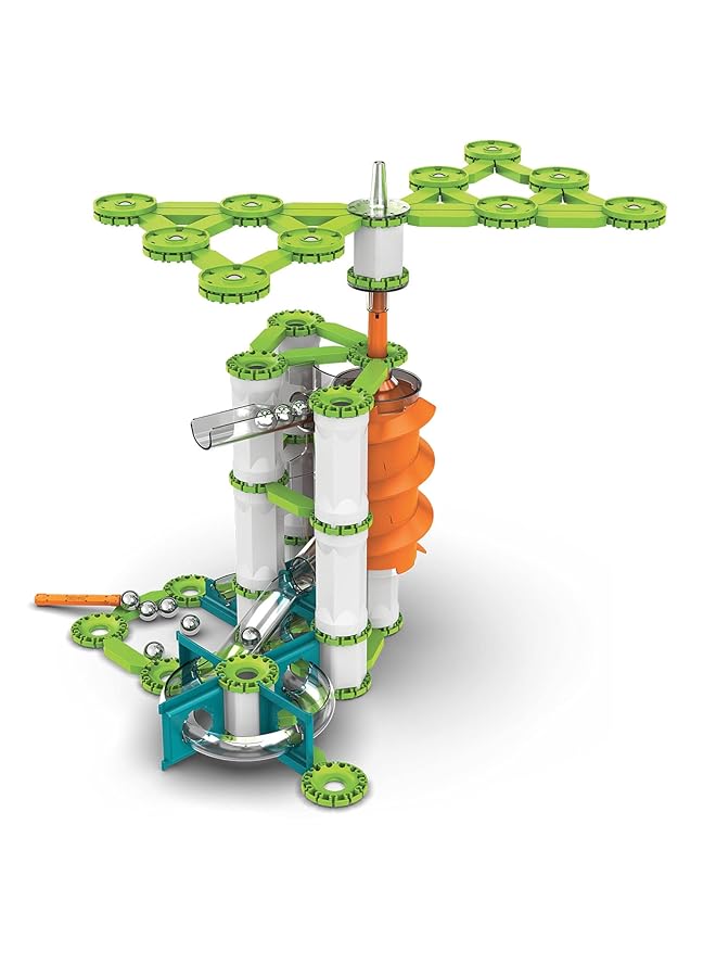 جيوماغ محرك ميكانيكا الجاذبية الرأسي 183 ساق وألعاب مغناطيسية تعليمية مصنوعة في سويسرا 100% من البلاستيك المعاد تدويره ألعاب مفتوحة النهاية ألعاب بناء 8 سنوات فما فوق - Image 4