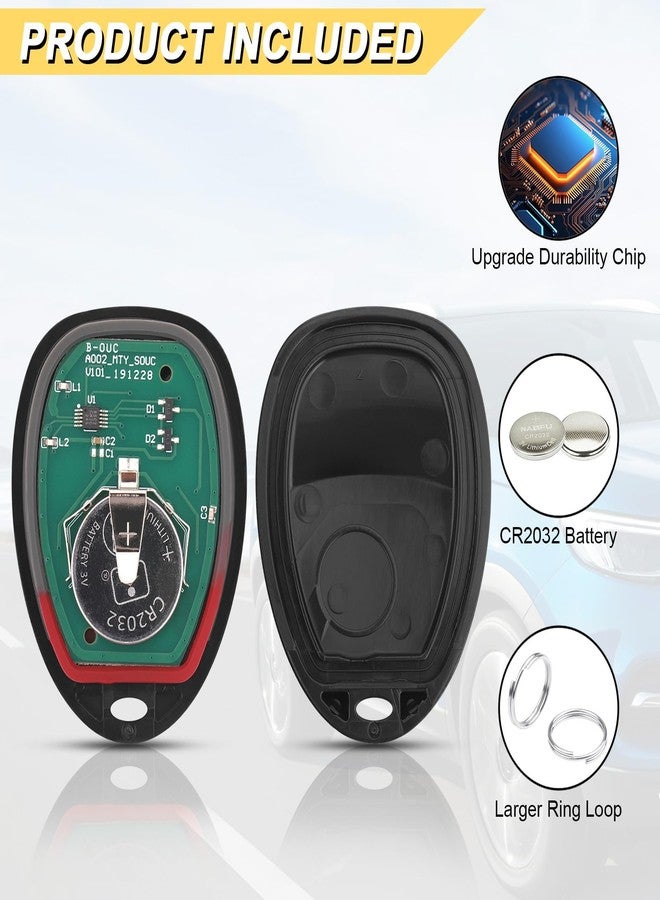 Vurkcy Key Fob Replacement for 07-14 Chevy Suburban Tahoe/ 09-17 Traverse/ 07-14 GMC Yukon/ 08-17 Acadia Buick Enclave/ 07-13 Escalade Car Keyless Entry Remote Control,OUC60270 OUC60221,2Pcs - Image 5