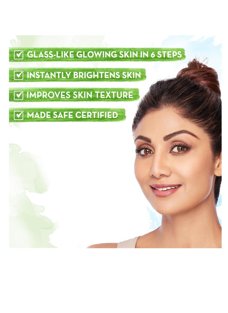 Mamaearth Mamaearth Rice Facial Kit With Rice Water and Niacinamide for Glass Skin   60 g  Salon Like Glowing Skin in 6 Easy Steps   Improves Skin Texture  Instant Glow   Suitable for all skin types  - Image 2
