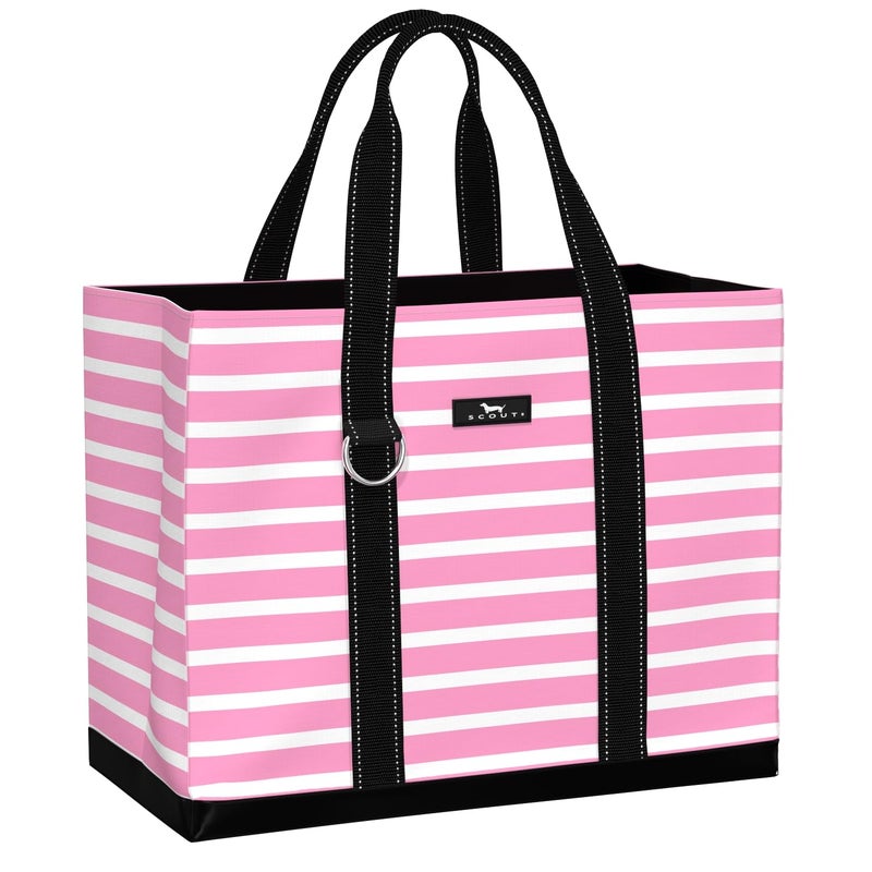 SCOUT Original Deano Tote Large Durable Lightweight Open Top Beach Pool Lake Bag Inside Zip Pocket Folds Flat - Image 2