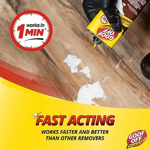 GOOF OFF FG900 Splatter Hardwoods Dried Paint Remover, – 12 oz. can, 12 Ounces - Image 4