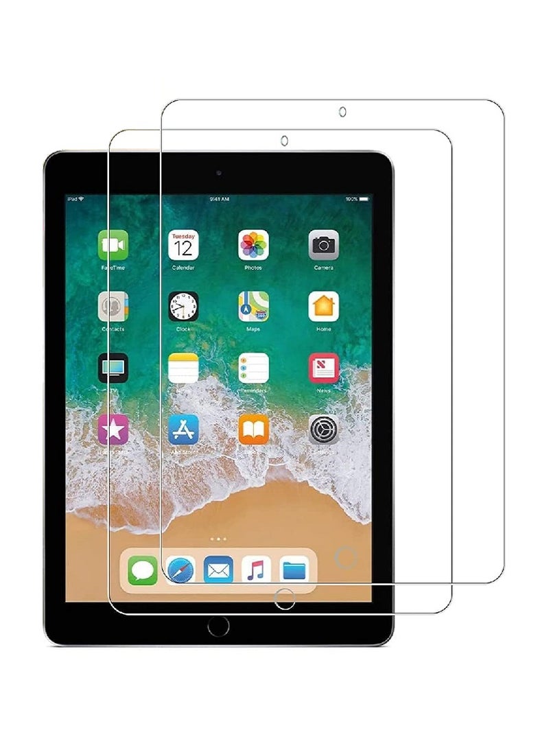 2 Pieces Tempered Glass Screen Protector Clear Designed For iPad Pro 10.5 (2017) Full Screen Coverage And Bubble Free - Image 1