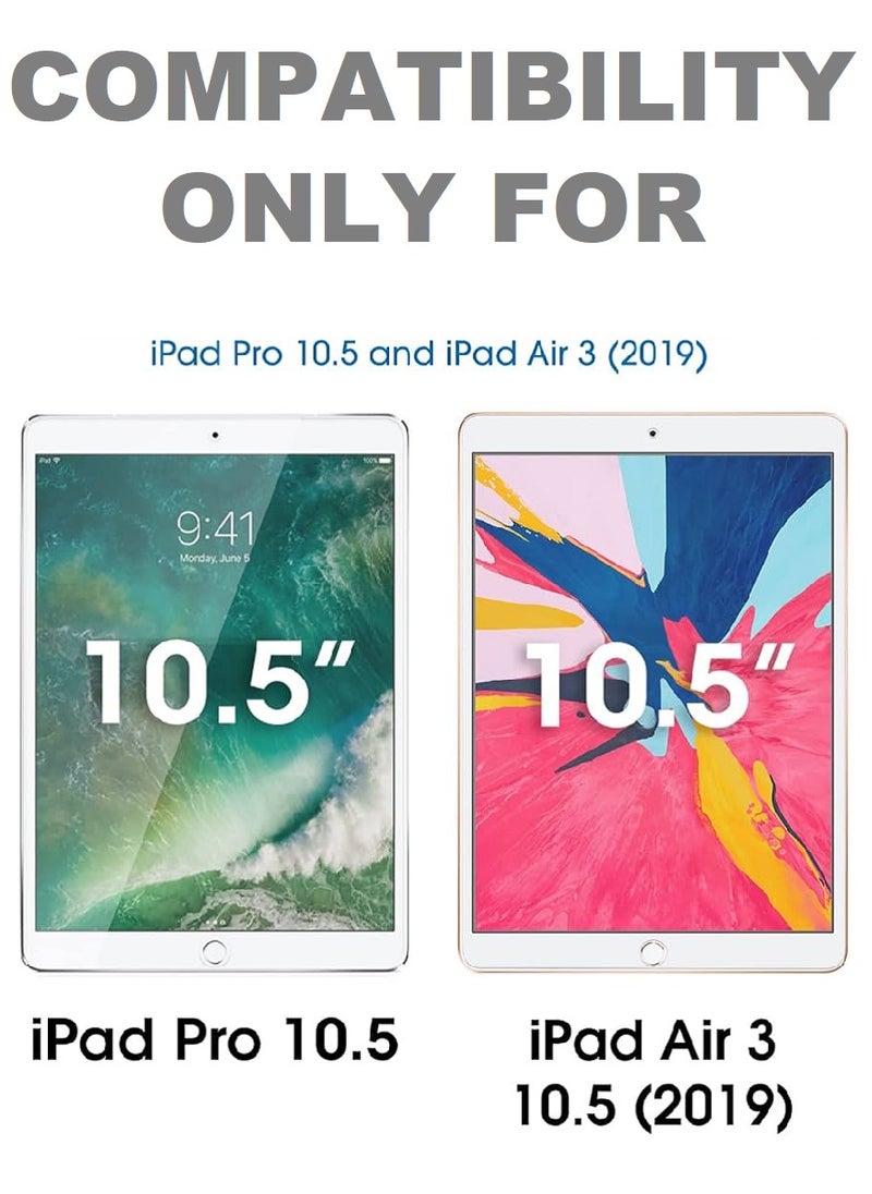 2 Pieces Tempered Glass Screen Protector Clear Designed For iPad Pro 10.5 (2017) Full Screen Coverage And Bubble Free - Image 3