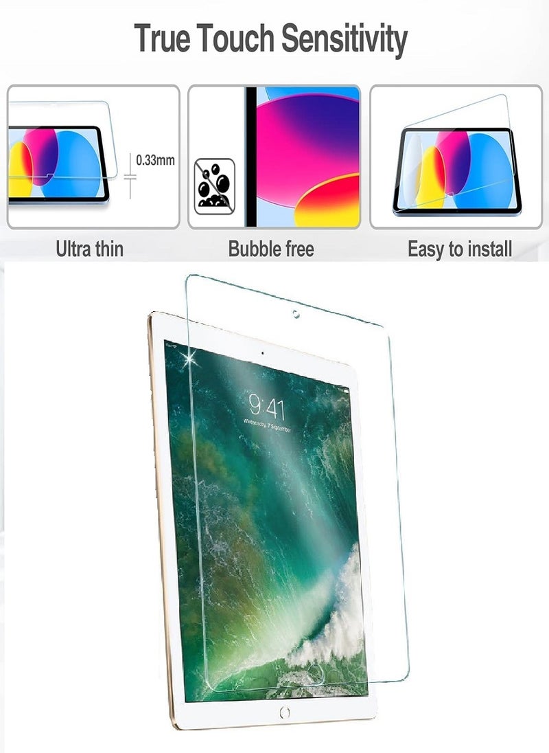 2 Pieces Tempered Glass Screen Protector Clear Designed For iPad Pro 10.5 (2017) Full Screen Coverage And Bubble Free - Image 5