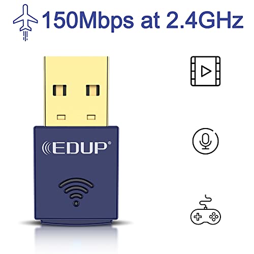 EDUP RTL8723BU Wireless 2 in 1 USB Blue-Tooth WiFi Adapter for PC Computer EP-N8568 Edup Wireless USB Adapter (WIFI-150mbps-BT4.0)-(EPL-836WA) - Image 5
