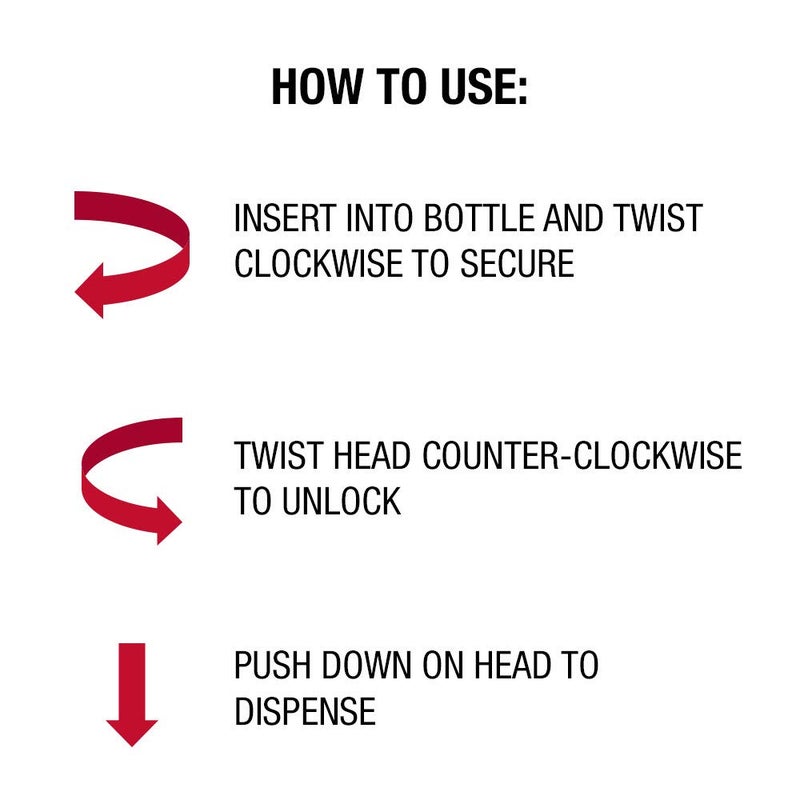 Matrix Universal Dispensing Pump | Shampoo and Conditioner Bottle Pump | Fits 1L Bottles (33.8oz) | Black - Image 4