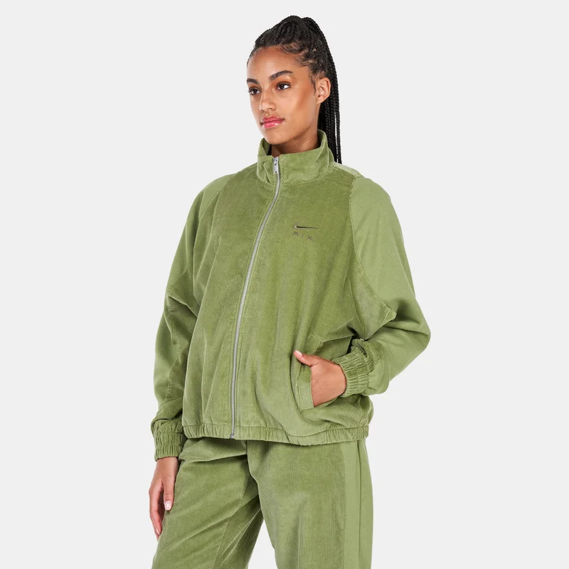 Nike Women's Air Corduroy Fleece Full-Zip Jacket