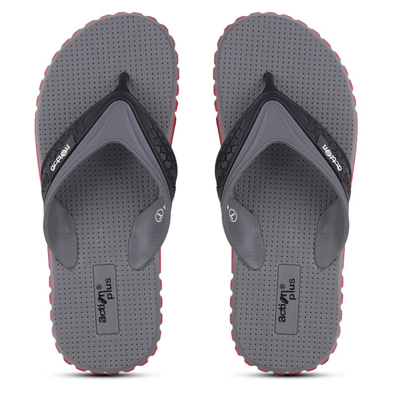 Action PILO Slippers for Men_ONTM-27 Grey-Black-9 - Image 2