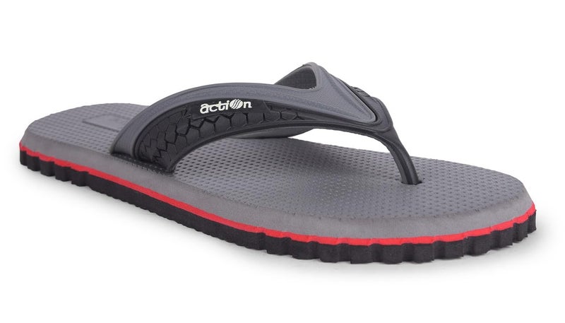 Action PILO Slippers for Men_ONTM-27 Grey-Black-9 - Image 1