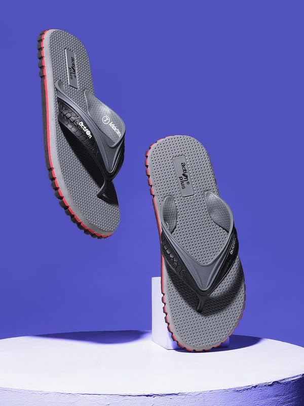 Action PILO Slippers for Men_ONTM-27 Grey-Black-9 - Image 3