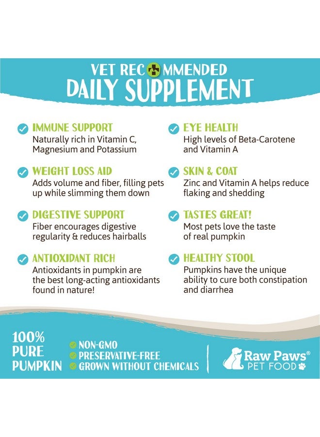 Raw Paws Organic Pumpkin Powder for Dogs & Cats, 8-oz - USA Pure Pumpkin for Dogs, Healthy Stool, Diarrhea, Constipation Relief, Canned Pumpkin for Cats Alternative, Dog Pumpkin Powder, Fiber for Dogs - Image 5