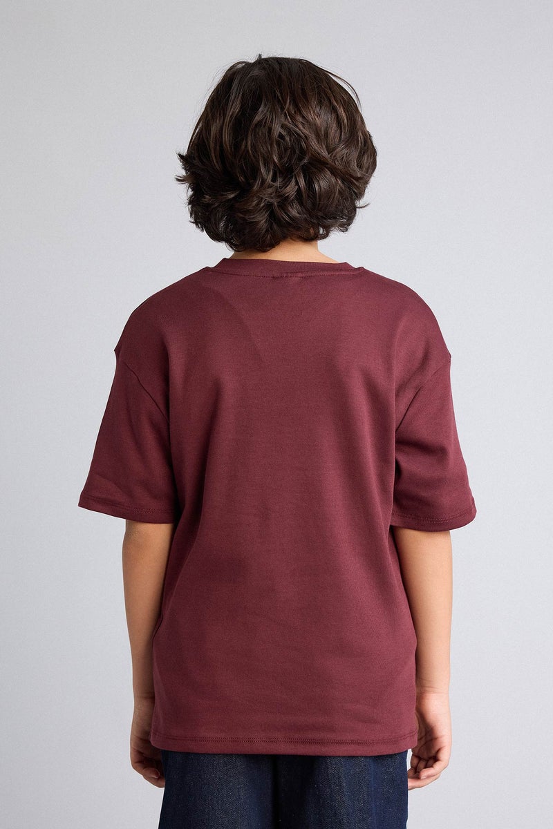 DeFacto Red Boy Oversize Fit Short Sleeve T-Shirt Casual - Image 5