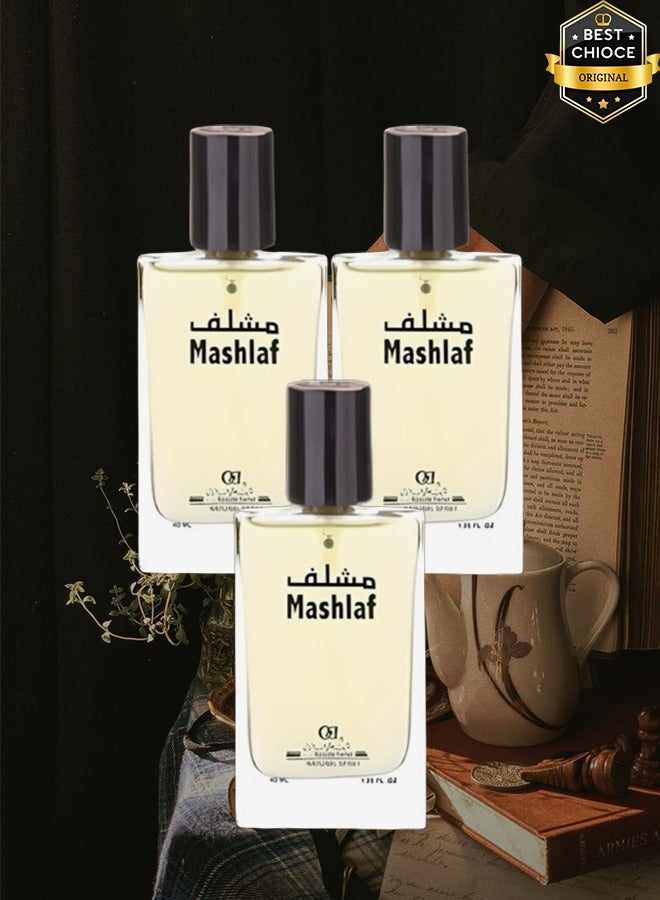 Banafa 3 Pieces Mashlaf Perfume For Men 40ml EDT - Image 1