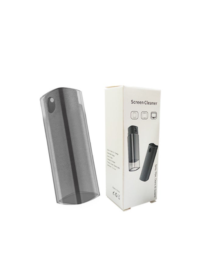 Generic - Mobile Phone Screen Cleaner Spray Wipe Tablet Computer Cleaning Suit Portable Touch Screen Cleaner Logo Computer-Color:Light Gray + OPP - Image 1