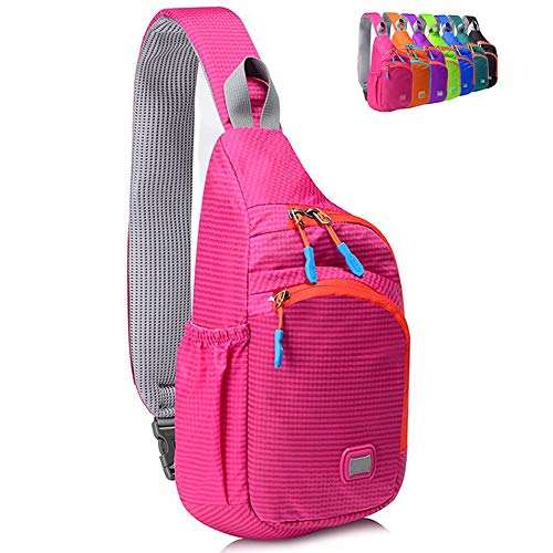 Peicees Small Sling Backpack Waterproof Unisex Shoulder Bag Chest Crossbody Daypack - Image 1