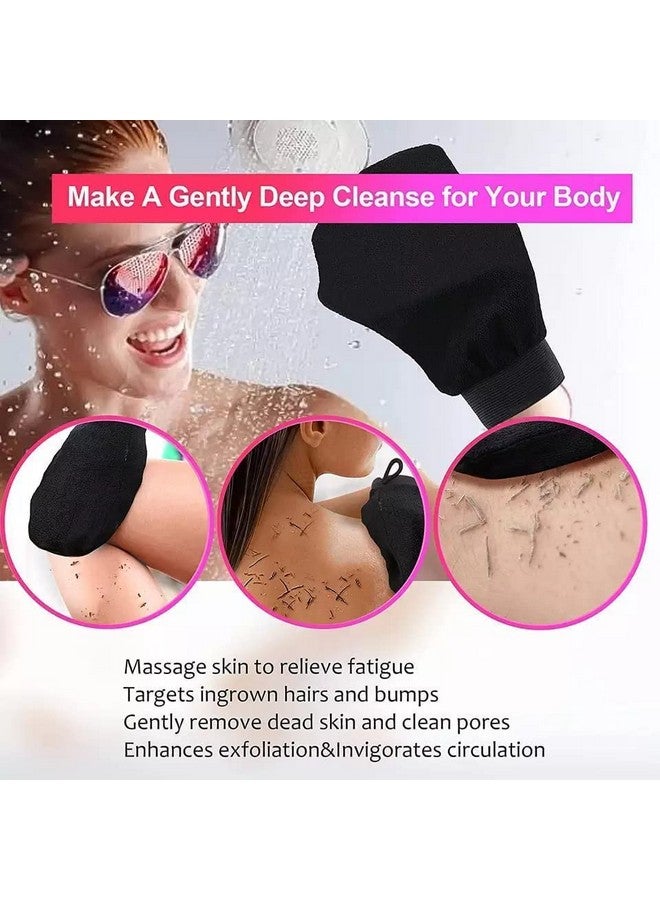 VINSU Exfoliating Glove- Body Scrub Glove for Dead Skin Remover | Bath Scrub Gloves for Tan Removal | Shower Scrub Gloves Exfoliating Mitts | Exfoliating Gloves for Women & Men - Pack of (1) - Image 4