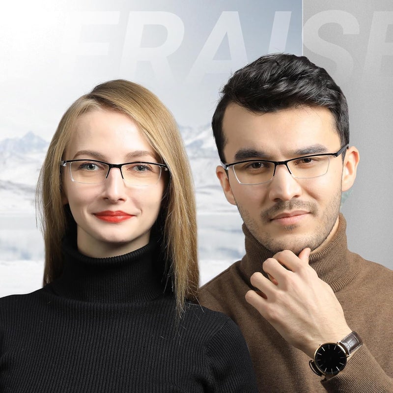 TERAISE 6PCS Fashion Anti-blue light Reading Glasses Men Women Computer Reader(3.25X) - Image 5