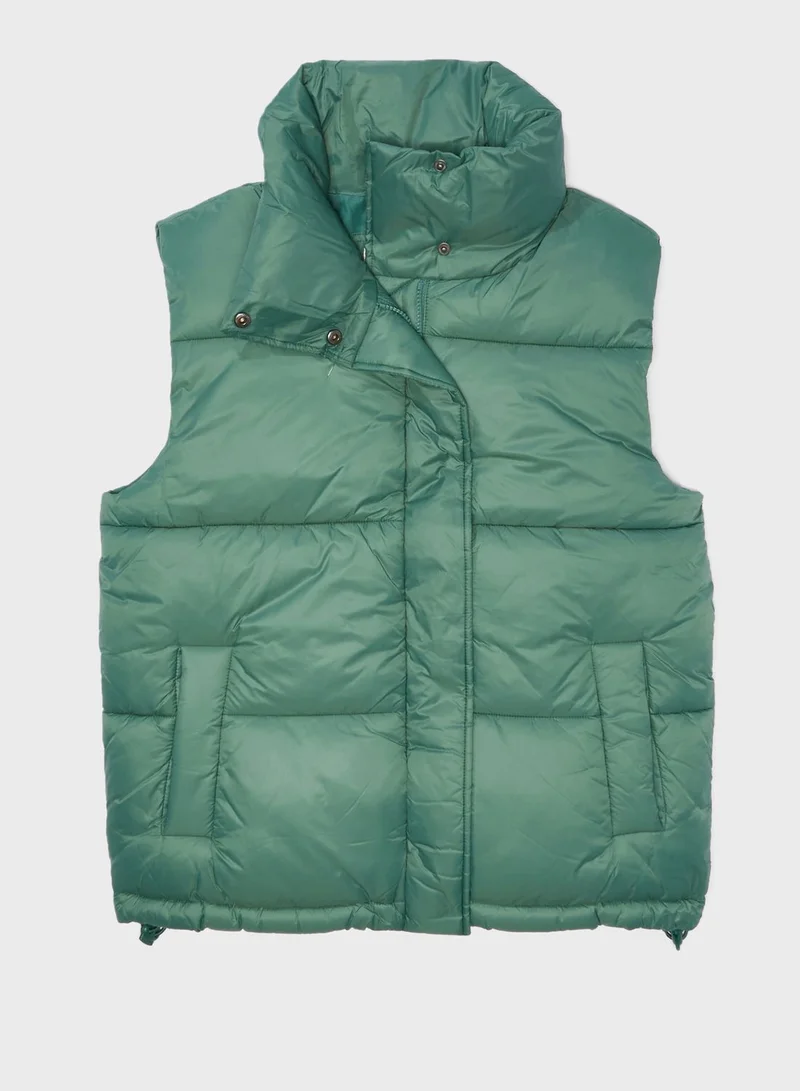 American Eagle Zip Detailed Jacket