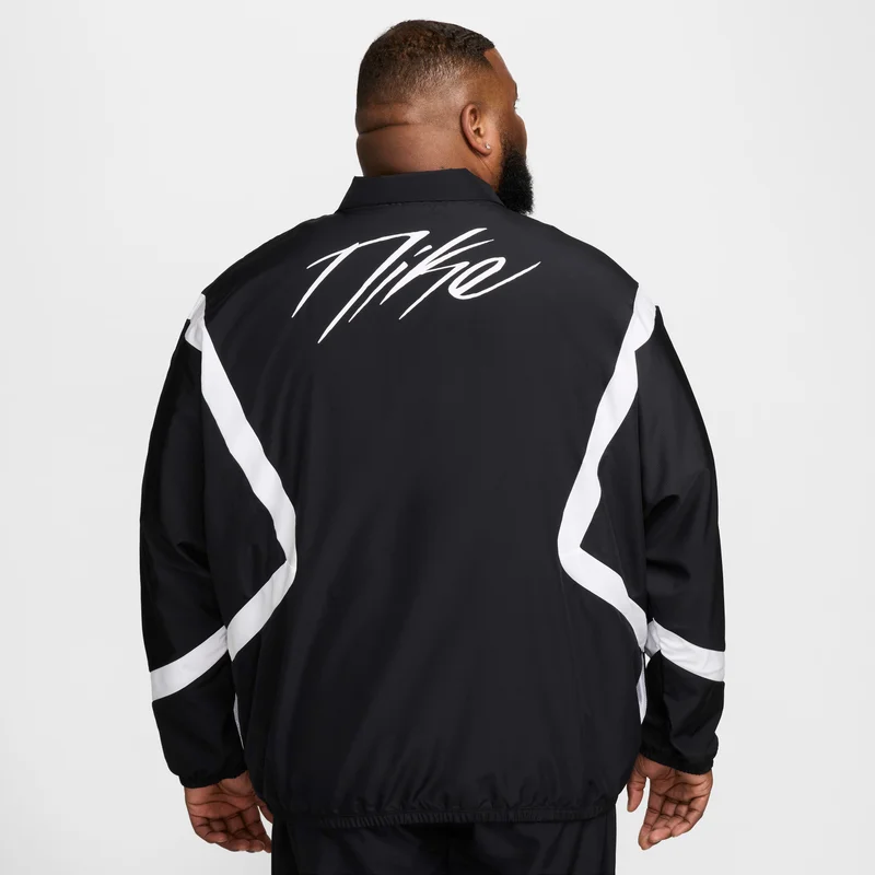 Nike Black Men's Icon Woven Basketball Jacket for Men | Best Price UAE