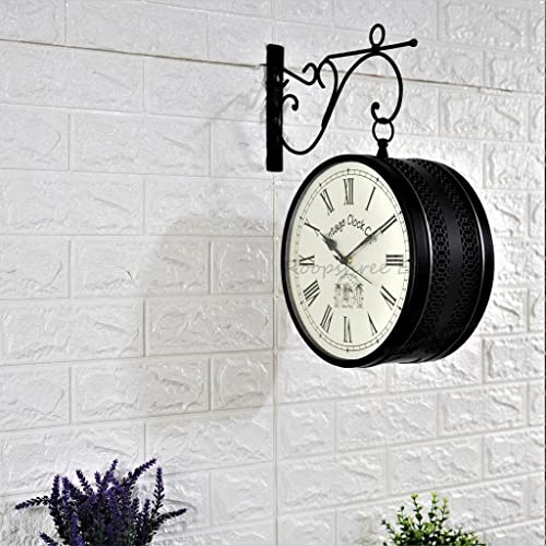 Vintage Clock Handcrafted Double Side Wall Clock 1 Year Warranty / 65700-8-RR - Image 4