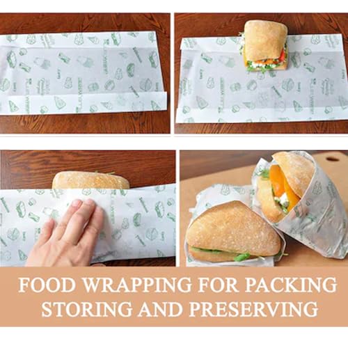MAPPA 100 Meter Parchment Food Wrapping Paper Roll | Premium Non-Stick, Re-heatable & Oven Safe Butter Paper for Baking, Cooking, Grilling & Food Storage - Image 5