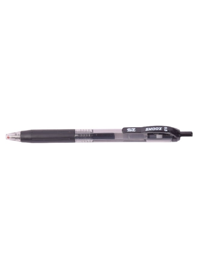 SMOOZ 10-Piece New Formula Gel-Ink Roller Ballpoint Pen Black 0.5 mm 145647 - Image 1