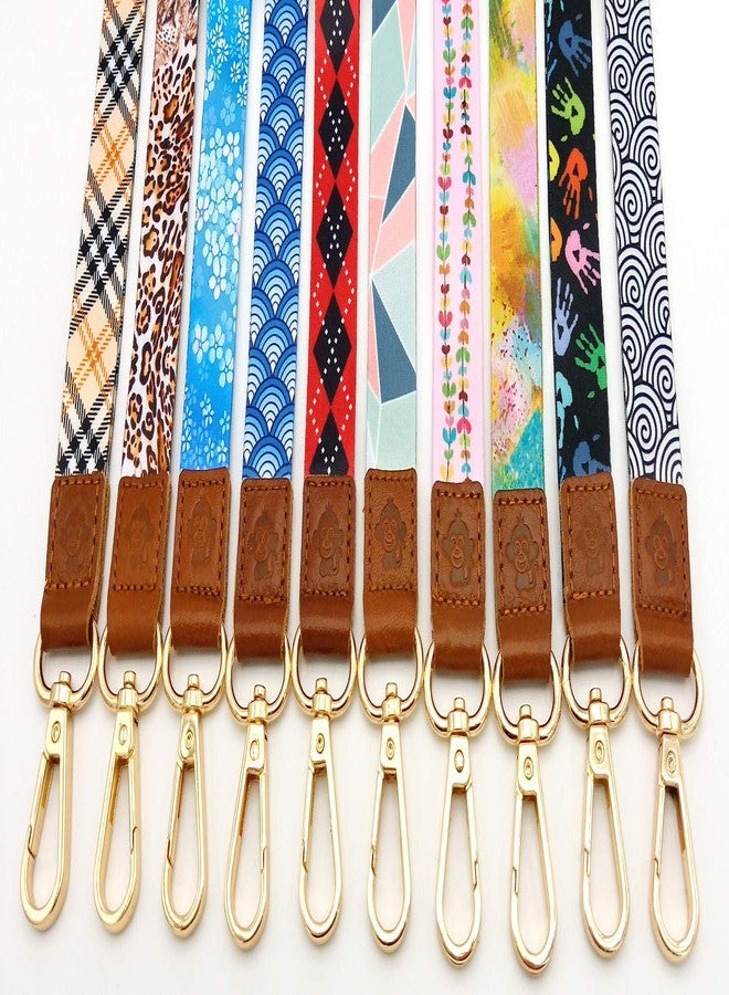 Happy monkey H.M Golden Series Neck Lanyard with ID Badge Holder/Key Chain Holder/Mobile Phone/Wallet Gift (leopard) - Image 3