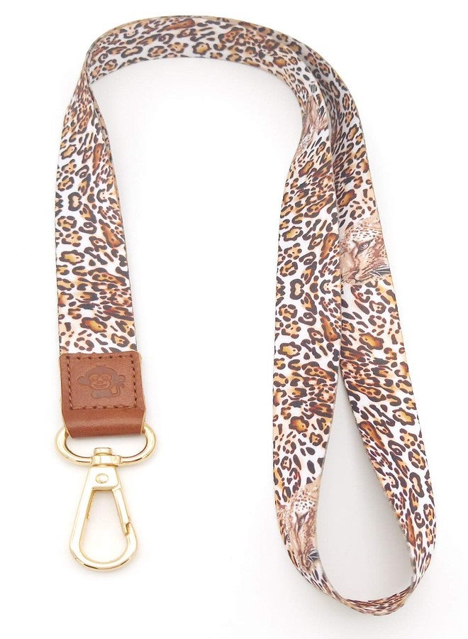 Happy monkey H.M Golden Series Neck Lanyard with ID Badge Holder/Key Chain Holder/Mobile Phone/Wallet Gift (leopard) - Image 5