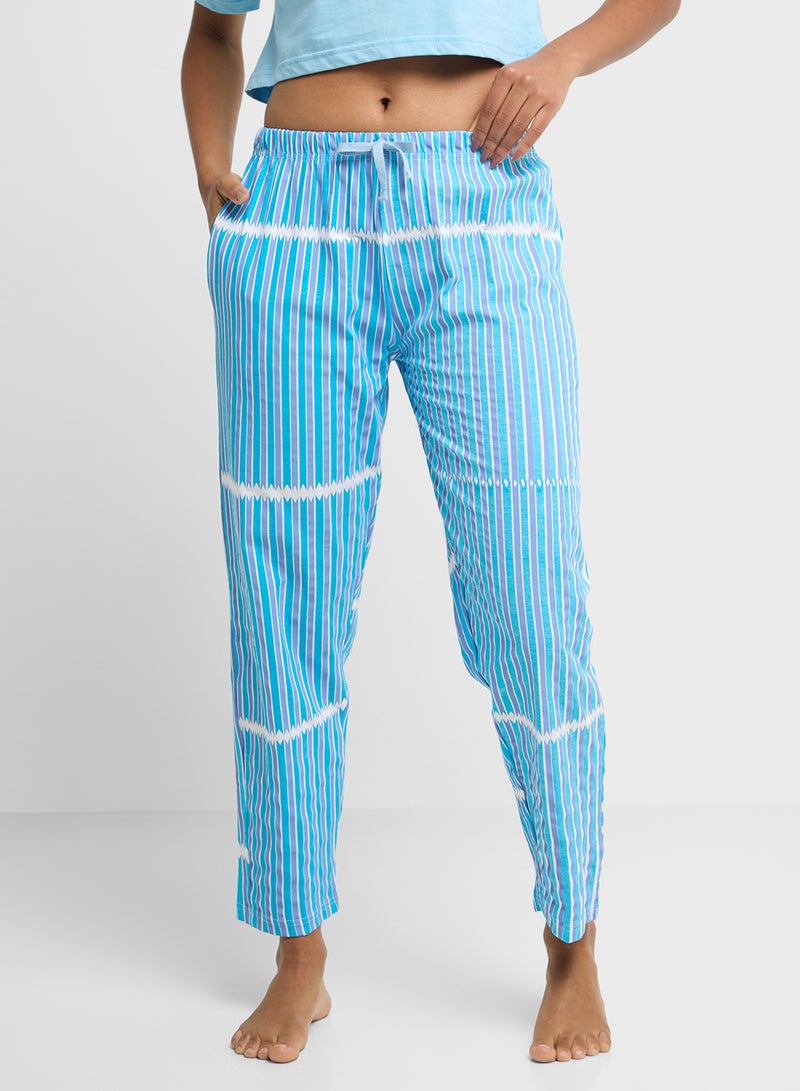Ginger Cotton Graphic T-Shirt & Stripe Pyjama Set - Image 4