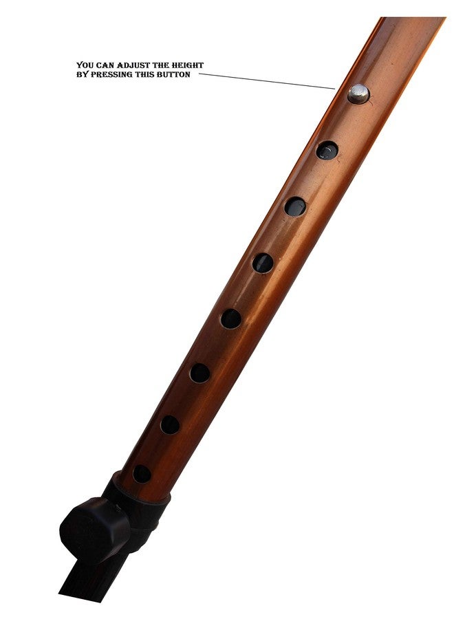 KDS SURGICAL عصا مشي نحاسية قابلة لتعديل الارتفاع بأربعة أرجل من شركة Kds Surgical (مع دعامة) - Image 3