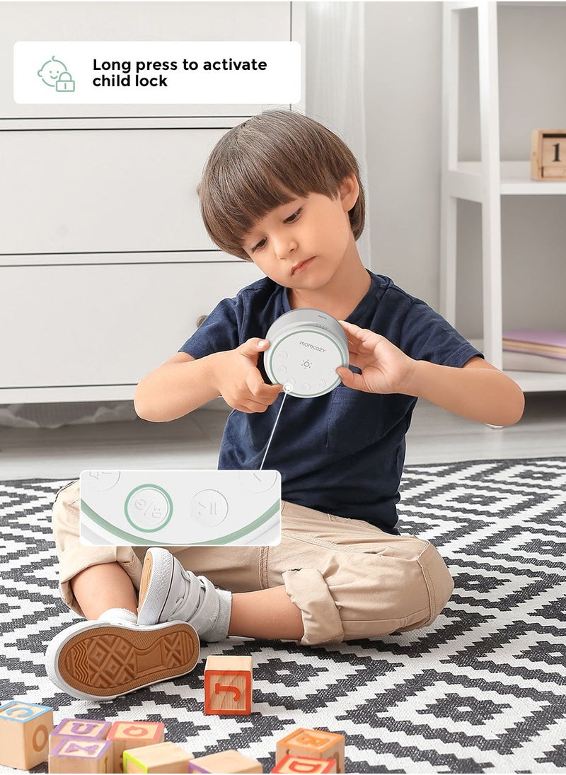 Momcozy - Sound Machine for Baby-20 Soothing Sounds & Touch Light Portable White Noise for Kids & Adults for Sleeping Timer and Memory - Image 1
