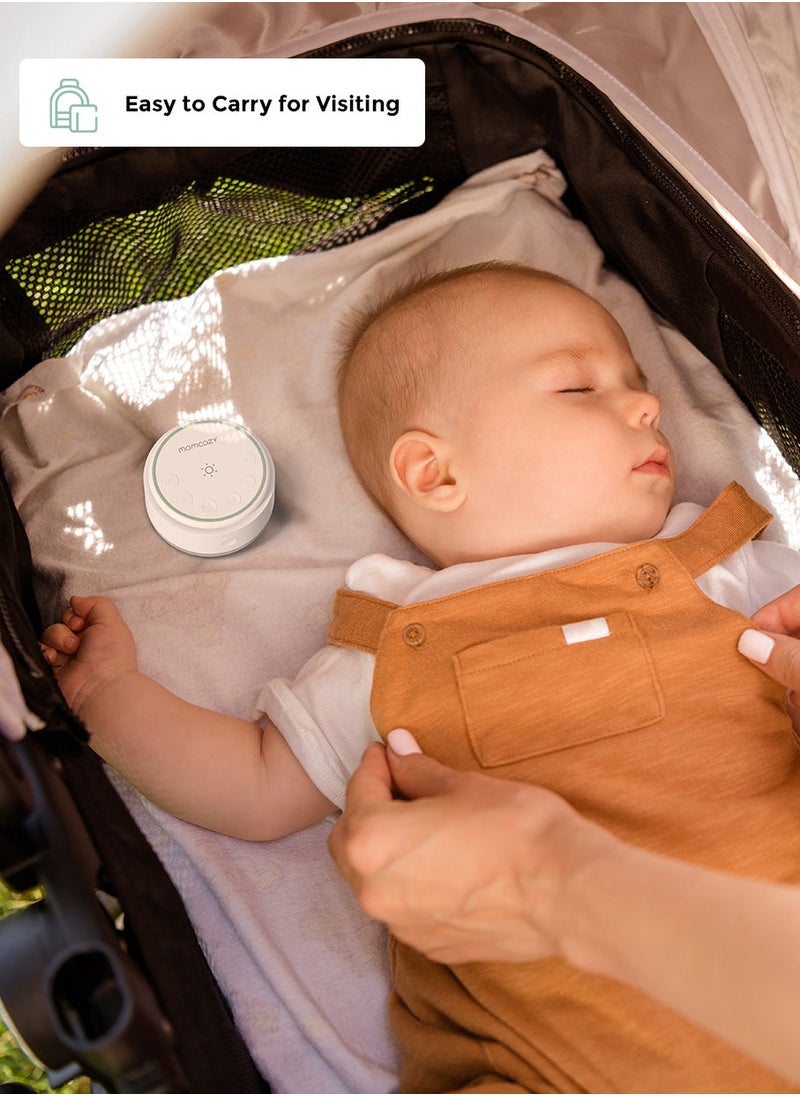 Momcozy - Sound Machine for Baby-20 Soothing Sounds & Touch Light Portable White Noise for Kids & Adults for Sleeping Timer and Memory - Image 1