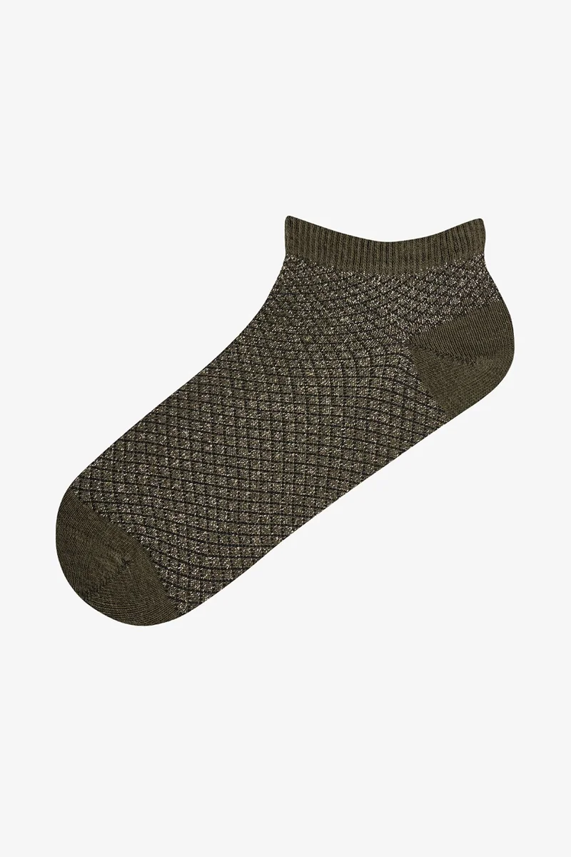 Penti PENTI Pattern Cotton Glitter Pair Ankle Socks