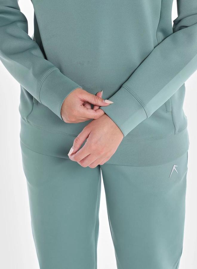 Wizard Vent Comfy Sweater Green - Unisex - Image 3