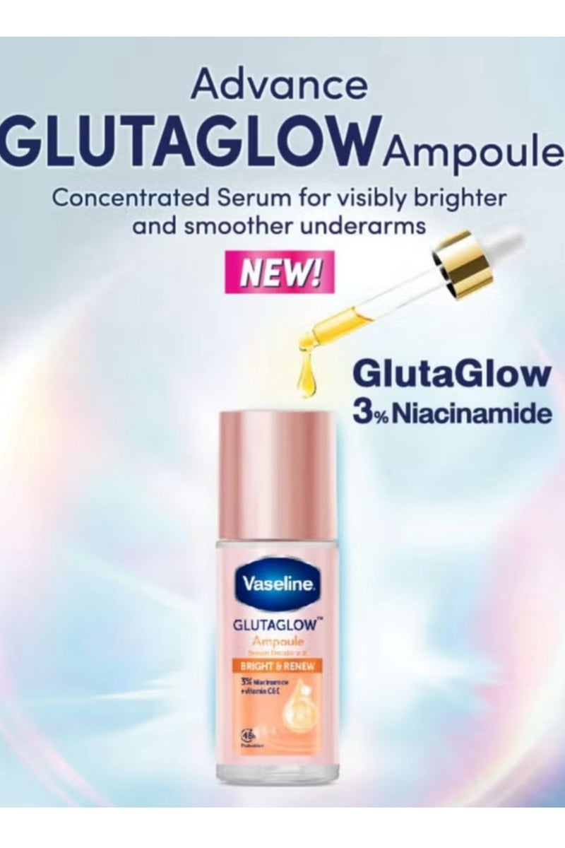 فازلين مزيل العرق فازلين جلوتاجلو برايت آند رينيو أمبول - 45 مل - Image 2