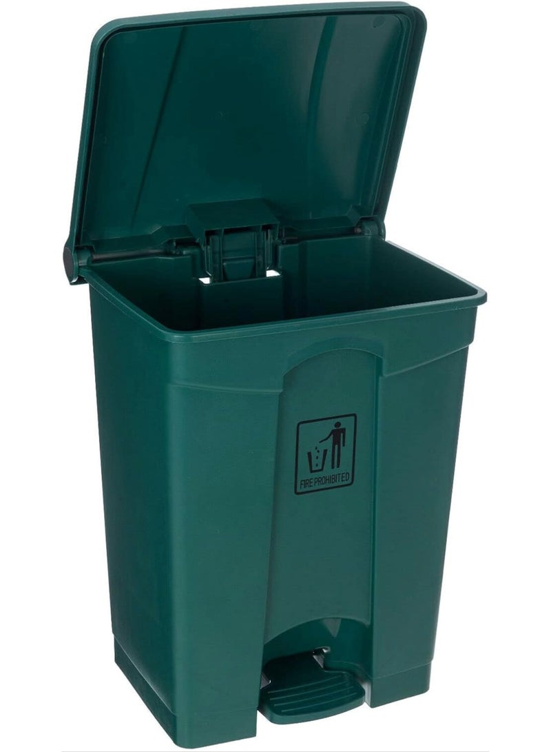 Amber Home Plastic Garbage Bin 45L Trash Bin with lid Pedal, Dustbin for Kitchen, Trash Can for kitchen, offices or Outdoor, trash can with lid, garbage bin with pedal, plastic kitchen bin - Image 4