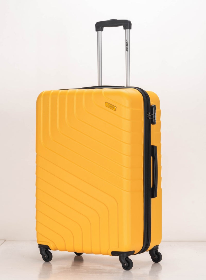 ستارجولد 4 عبوات من عربة أمتعة مقفلة ذات رقم دوار للجانب الصلب - Image 2