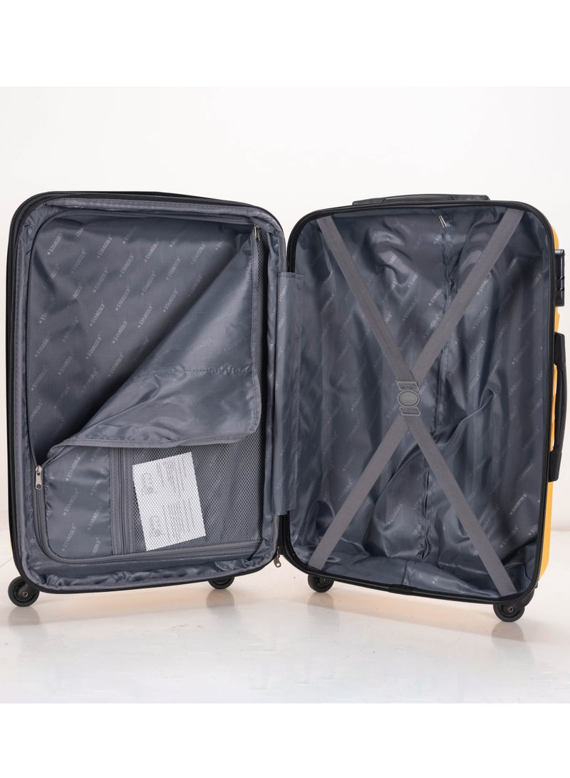 ستارجولد 4 عبوات من عربة أمتعة مقفلة ذات رقم دوار للجانب الصلب - Image 4