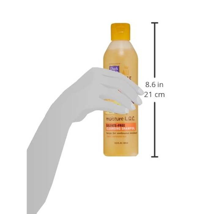 SOFT SHEEN SoftSheen-Carson Dark and Lovely Au Naturale Moisture LOC Sulfate-Free Cleansing Shampoil, 13.5 fl oz - Image 4
