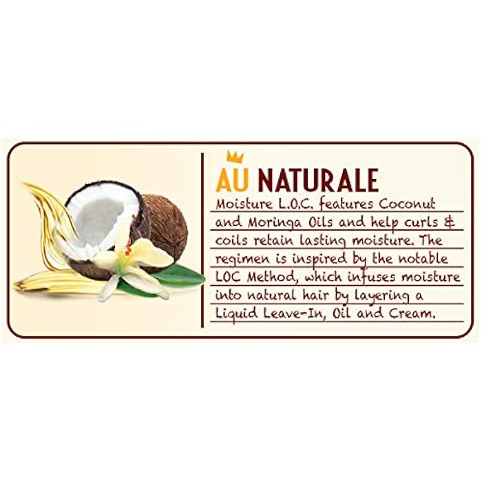SOFT SHEEN SoftSheen-Carson Dark and Lovely Au Naturale Moisture LOC Sulfate-Free Cleansing Shampoil, 13.5 fl oz - Image 3