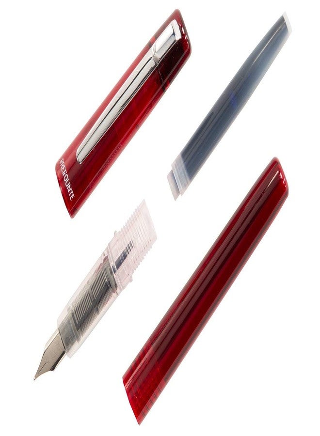 PLATINUM, Fountain Pen - PREFOUNTE (Crimson Red, 5M) - Image 5