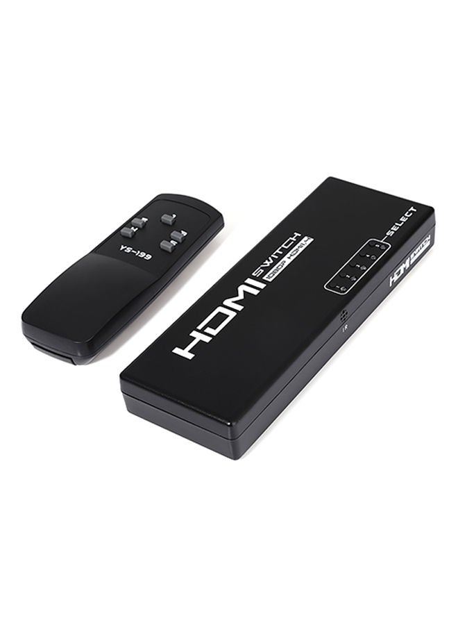 NIBEMINENT 5-Port HDMI Switch Switcher Hub Splitter 1080P For HDTV PS3 DVD Black