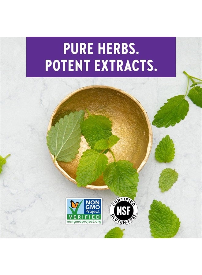 New Chapter Lemon Balm Force with Supercritical Lemon Balm for Mood Support + Immune Support + Non-GMO Ingredients - 30 ct Vegetarian Capsules - Image 4