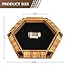 Nicecho 26 Players Shut The Box Dice Game Wooden Board Table Math Game with 16 Dice Classics Tabletop Games for Kids Adults FamilyClassroomHomeParty or Pub - Image 3