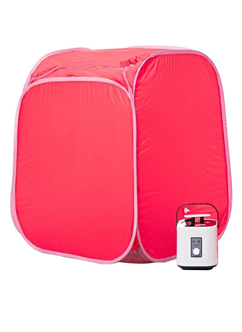 Yameem - Mobile Steam Sauna Spa Home, Steam Sauna Room Portable Steam Sauna Box Slimming Sauna Pot Machine Home Sauna SPA Indoor Body Slimming Therapy Sauna Kits - Image 1