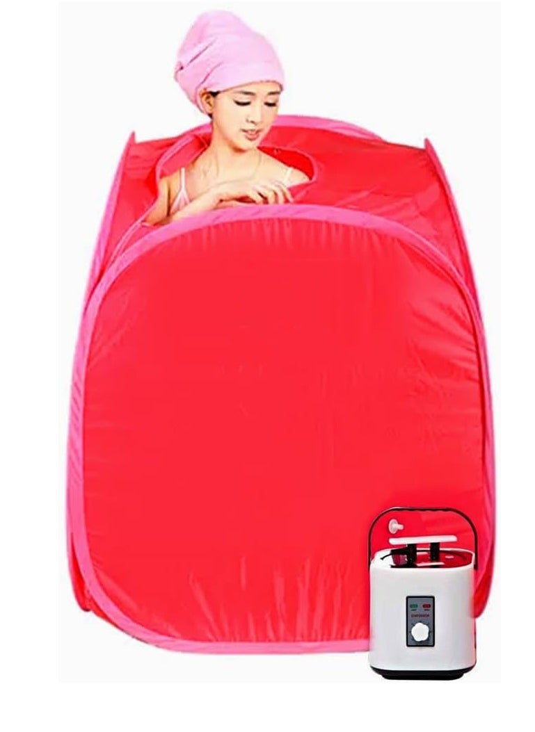 Yameem - Mobile Steam Sauna Spa Home, Steam Sauna Room Portable Steam Sauna Box Slimming Sauna Pot Machine Home Sauna SPA Indoor Body Slimming Therapy Sauna Kits - Image 1