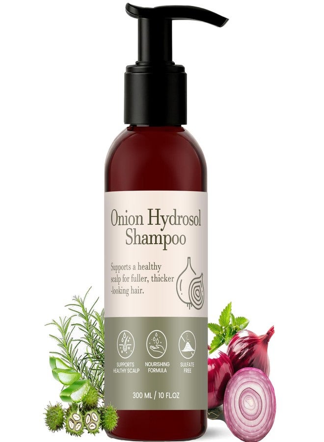 Pwkvsn Onion Hydrosol Shampoo for Hair Growth, Onion Shampoo with Biotin Rosemary for Women and Men, Paraben Free, 300ml(1) - Image 1