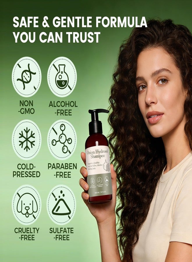 Pwkvsn Onion Hydrosol Shampoo for Hair Growth, Onion Shampoo with Biotin Rosemary for Women and Men, Paraben Free, 300ml(1) - Image 5