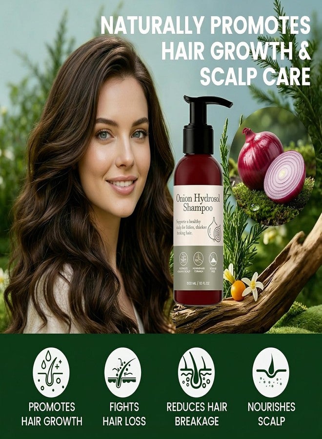 Pwkvsn Onion Hydrosol Shampoo for Hair Growth, Onion Shampoo with Biotin Rosemary for Women and Men, Paraben Free, 300ml(1) - Image 4